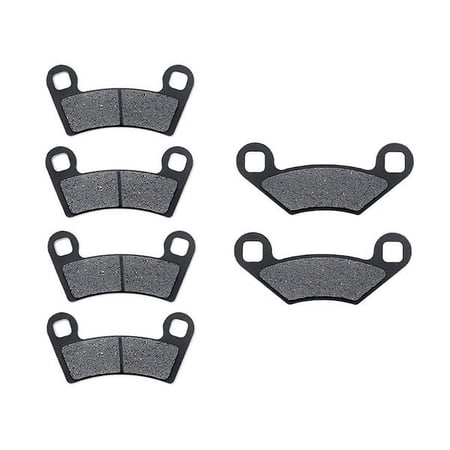 KMG Front + Rear Brake Pads Compatible with 2008 Polaris 450 S Outlaw - Non-Metallic Organic NAO Brake Pads Set