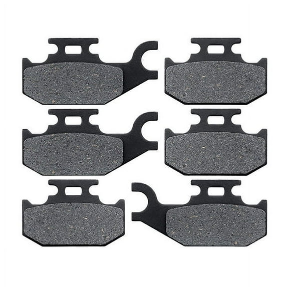 KMG Front + Rear Brake Pads Compatible with 2009-2011 CAN AM Renegade 800 R EFI - Non-Metallic Organic NAO Brake Pads Set