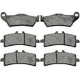 thumbnail image 1 of KMG Front + Rear Brake Pads Compatible with 2009-2011 KTM 990 SMT SMR - Non-Metallic Organic NAO Brake Pads Set, 1 of 4