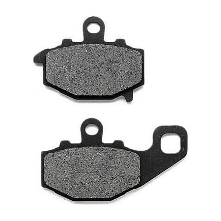 KMG Rear Brake Pads Compatible with 2006-2011 Kawasaki EX650 Ninja 650R - Non-Metallic Organic NAO Brake Pads Set
