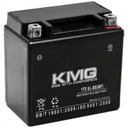 KMG YTX5L-BS Sealed Maintenance Free Battery High Performance 12V SMF OEM Replacement Powersport Motorcycle ATV Scooter