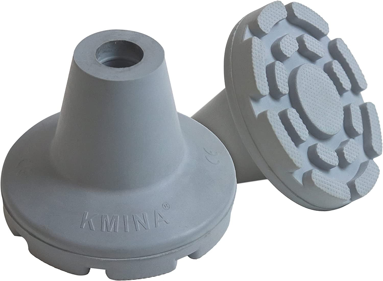 KMINA Crutch Tips 7/8 inch Heavy Duty (x2 Units), Crutch Tips Non