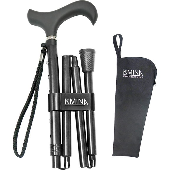 KMINA PRO - Folding Canes for Men Adjustable, Aluminum Walking Cane for Women