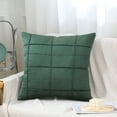 thumbnail image 1 of KMMYS 18×18in Striped Pillowcase, Polyester Cushion Cover for Sofa & Bedroom, Embossed Design, Fading Resistant, Easy to Clean, Perfect for Living Room, Bedroom, and Home Decor, 1 of 6