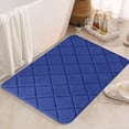 thumbnail image 1 of KMMYS Absorbent Non-Slip Bath Mat, Ultra-Soft Microfiber Plaid Floor Mat for Bathroom, Kitchen, Living Room, Bedroom, Machine Washable, Quick-Dry, for Tub and Shower Use, 1 of 7