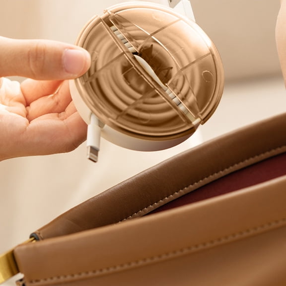 KMMYS Data Cable Organizer Portable Cable Winder for Headphones, Charging Cables, and Computer Cords with Flexible Length Selection and Easy-to-Use Design for Home, Office, and Travel