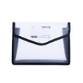thumbnail image 1 of KMMYS Document Organizer Folder with Clip, Document Holder, Document Bag, Storage Folder, File Organizer, Plastic Folder, Document Folder, Office Supplies, 1 of 6