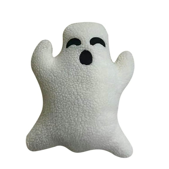 KMMYS Ghost Pillow Halloween Cushions Decorative Home Accent, Soft Plush Halloween Decor for Sofa and Living Room, Ideal Gift for Friends and Neighbors, Multi-Purpose Halloween Decoration