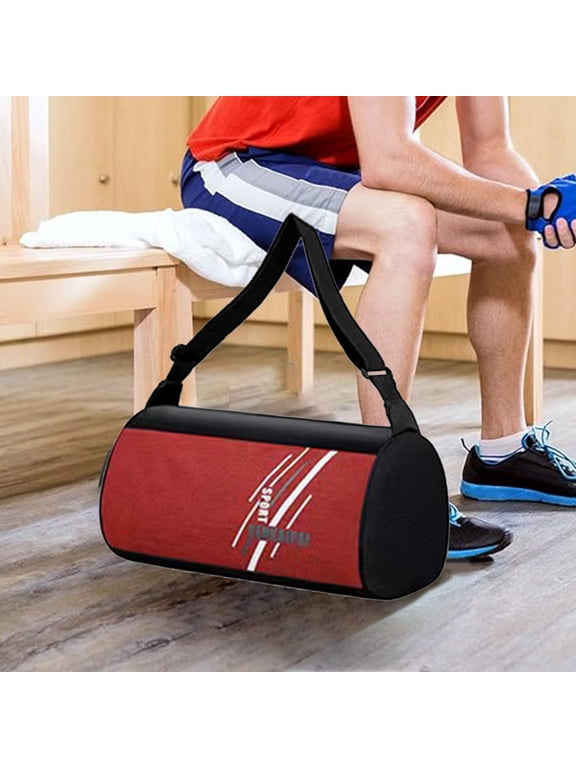 Gym Bag, Medium Size Travel Bag, Lightweight Watertight Sports Fitness Bag, Unisex Outdoor Training Bag, Waterproof Sports Backpack for Men and Women, Hand Luggage for Short Trips