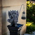 thumbnail image 1 of KMMYS Halloween Gargoyle Solar Lamp Statue Decoration, Outdoor Garden Decor, Solar-Powered Yard Light, Resin Sculpture for Pathways, Weatherproof Garden Ornament, 1 of 8