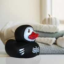 KMMYS Halloween Ghost Face Ducks, Interactive Pressable Decoration, Unique Centerpiece for Parties, Enamel Material, Fun Halloween Decor