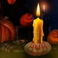 thumbnail image 1 of KMMYS Halloween Pumpkin Candle Candelabra, Decorative Candle Holder, Home Tea Light Centerpiece, Unique Holiday Decor Gift, Festive Party Ambiance, 1 of 5
