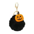 thumbnail image 1 of KMMYS Halloween Pumpkin Ghost Keychain, Cute Fuzzy Keychain for Handbag, Backpack Decoration, Plush Accessories, Ideal Gift for Halloween, Special Occasions, 1 of 6