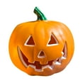 thumbnail image 1 of KMMYS Halloween Pumpkin Lantern Decor, Hollowed Out Glowing Pumpkin Prop, Shopping Mall Window Display Decor, Outdoor Scene Decoration, Indoor Outdoor Festive Decor, Durable Plastic Pumpkin Light, 1 of 9