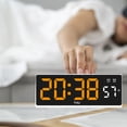 thumbnail image 1 of KMMYS LED Alarm Clock with Multi-function, Temperature Display, Date and Week Indicator, Three Brightness Settings, Desktop Clock for Home and Office Use, 1 of 7