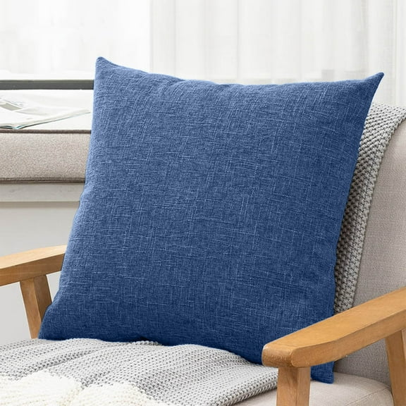 KMMYS Linen Pillow Cushion, Modern Decorative Throw Pillow, Cozy Sofa Cushion, Stylish Lumbar Pillow for Living Room, Bedside Comfort, Washable Polyester, Versatile for Home Decor