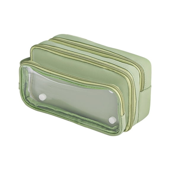 KMMYS Multi-Purpose Pencil Pouch, Large Capacity Removable Zippered Organizer, Waterproof Storage Pouch for Office, Travel, and Accessories, Pencil Case