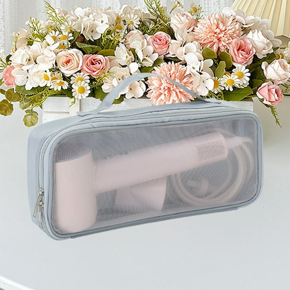 KMMYS Portable Hair Dryer Storage Bag, Nylon Protective Sleeve for Hair Tools, Travel Organizer for Curling Iron & Straighteners, Compact and Multifunctional Storage Solution