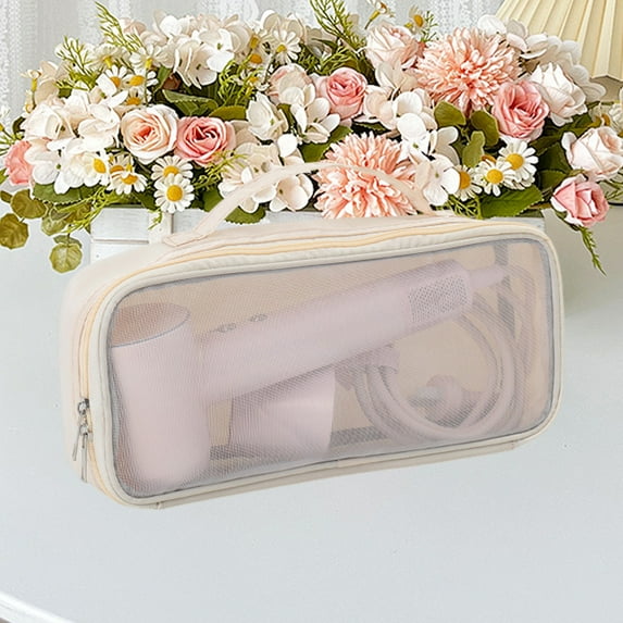 KMMYS Portable Hair Dryer Storage Bag, Nylon Protective Sleeve for Hair Tools, Travel Organizer for Curling Iron & Straighteners, Compact and Multifunctional Storage Solution