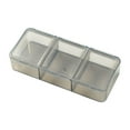 thumbnail image 1 of KMMYS Portable Morning, Noon, and Night 3-Compartment Pill Box, Small Transparent Plastic Organizer for Elderly, Convenient Daily Pill Dispensing, Compact Travel-Friendly Design, 1 of 6