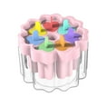 thumbnail image 1 of KMMYS Reusable Ice Cream Popsicle Molds, 7-Cavity Easy Release Molds for Homemade Ice Cream, Sorbet, and Pudding, Food-Grade Silicone with Drip Guard, Multi-Color Ice Pop Maker for Kids and Adults, 1 of 6