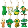 thumbnail image 1 of KMMYS St. Patrick’s Day Ornaments – 8pcs Gold Horseshoe Tree Decorations for Irish Party, St. Patrick’s Day, Spring Decor, Lucky Hanging Party Ornaments, 1 of 6