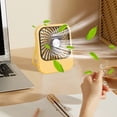 thumbnail image 1 of KMMYS USB Rechargeable Folding Desk Fan, 3-Speed Portable Mini Fan, Quiet Operation, Compact & Lightweight, 500mAh Battery, Adjustable Angle, Ideal for Home, Office, and Outdoor Use, 1 of 6