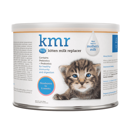 KMR Natural Milk Kitten Formula Replacer Powder Cat Supplement 6 or 12oz PetAg