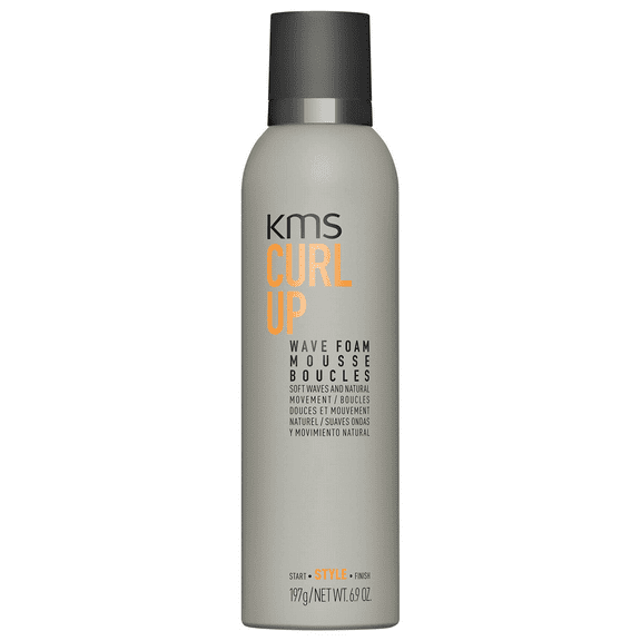 KMS CURL UP Wave Foam Mousse 6.9 oz / 197 g | Hold 2/5 & Shine 3/5