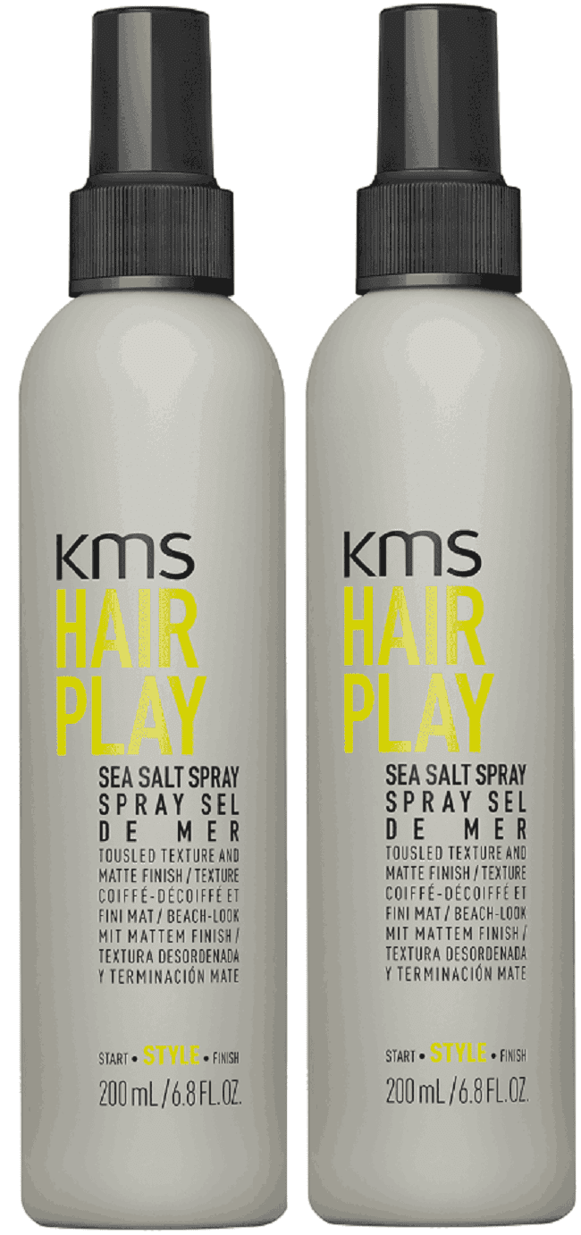 KMS California Hair Play Sea Salt Spray 6.8 oz PACK OF 2