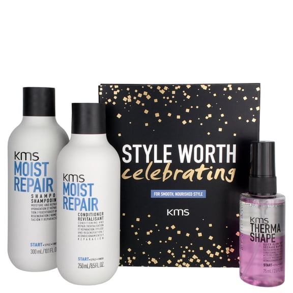 KMS California Moist Repair Style Worth Celebrating Holiday Set
