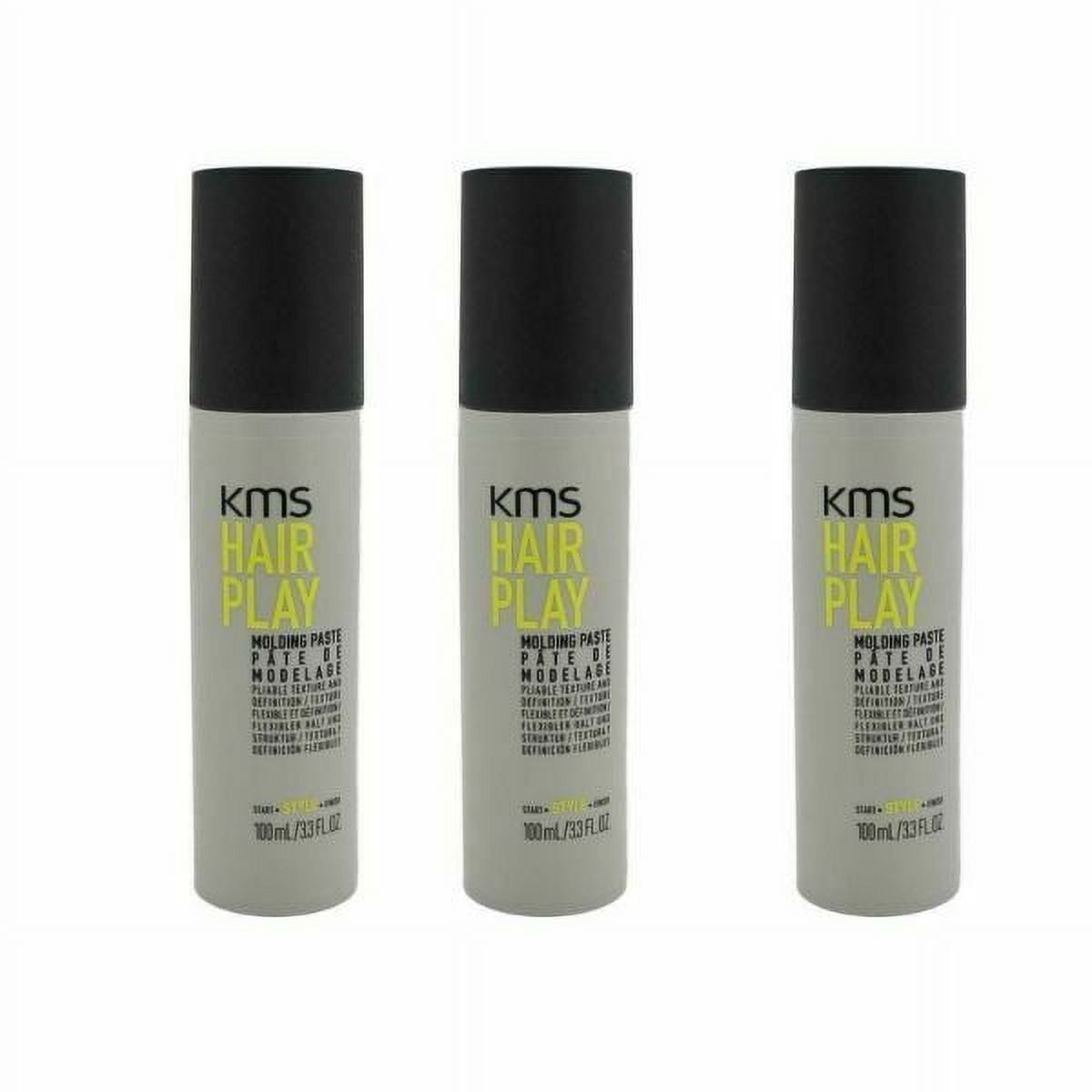 KMS HAIR PLAY Molding Paste 3.3oz/100ml PACK OF 3 NEW FRESH SEALED