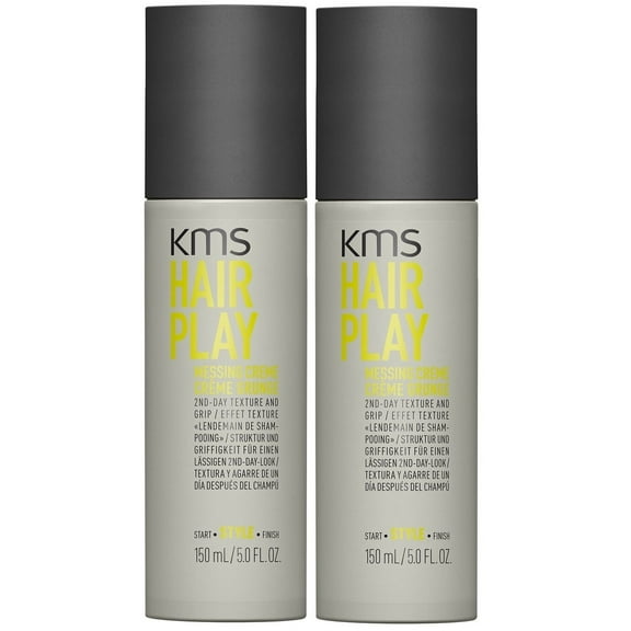 KMS Hair Play Messing Creme 4.2 oz. Pack of 2