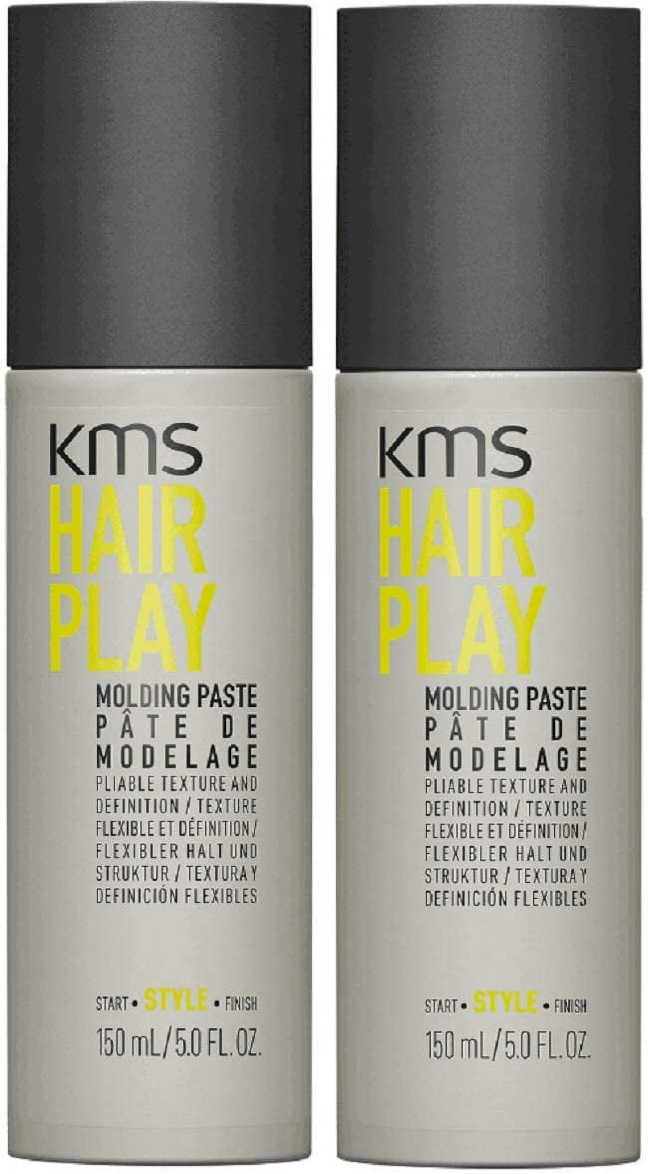 KMS Hair Play Molding Paste, 5 oz. Pack of 2 for Medium to Coarse Hair