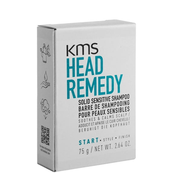 KMS Head Remedy - Solid Sensitive Shampoo Bar for All Hair Types With a Sensitive Scalp (75g)