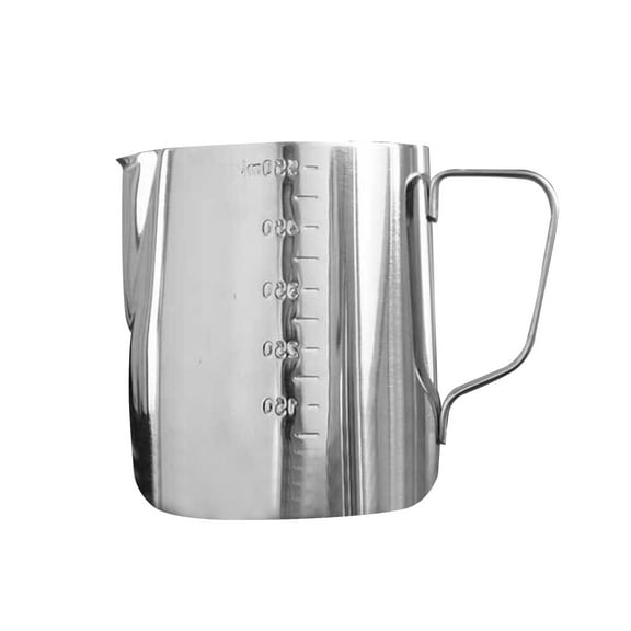 KMSS 12/20/33oz Stainless Steel Latte Art Cup Drip-Proof Candle Making Pitcher High Temp Resistant Milk Coffee Cappuccino Latte Art Barista Steam Pitchers Milk Jug Cup
