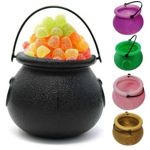 KMSS 12Pcs Mini Halloween Candy Buckets Halloween Candy Holder for Trick or Treat Halloween Party Decor