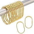 thumbnail image 1 of KMSS 12Pcs Shower Curtain Hooks Rust Proof Metal Shower Curtain Rings Heavy Duty Shower Hooks for Bathroom Shower Rod Hanger Holder, 1 of 7