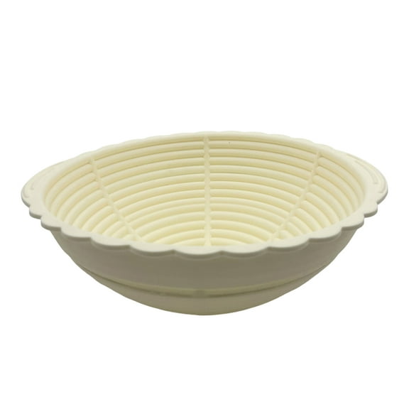 KMSS 1Pcs Silicone Banneton Bread Proofing Basket Foldable Proofing Bowls for Sourdough Bread 9 inch Round Bread Making Tools Easy to Clean