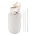 thumbnail image 1 of KMSS 22oz Stainless Steel Vacuum Cup Water Bottle Sports Water Bottle with Straw and Cleaning Brush for Outdoor Cycling Gym Fitness Travel Drinking Cup, 1 of 8