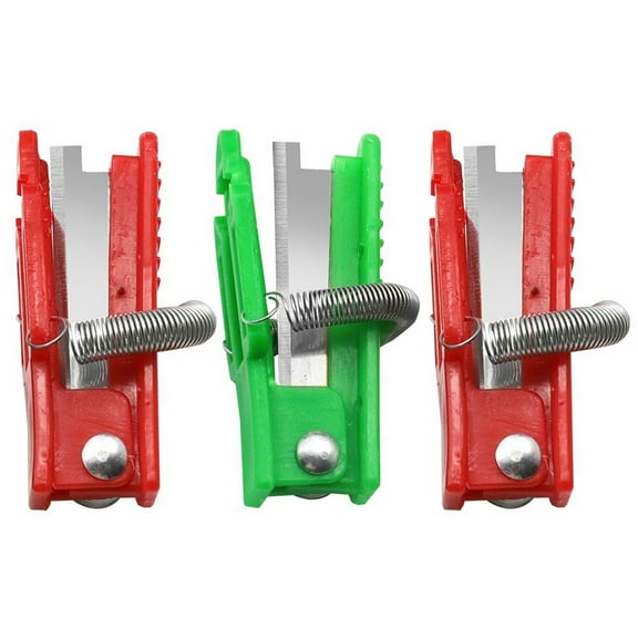 KMSS 3/5/10Pcs Gardening Thumb Knife Fruit Picker Stainless Steel Finger Garden Cutter Leaf Trimming Tool for Fruits Vegetable Flowers