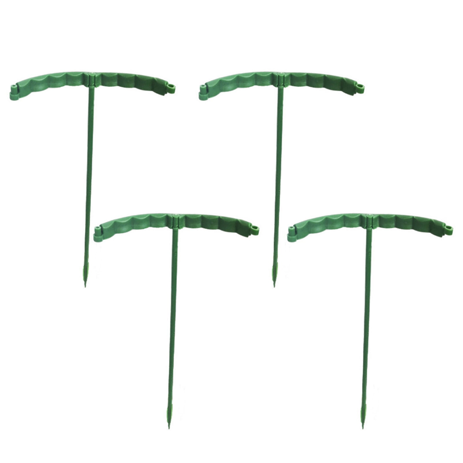 KMSS 4/8 Pack Garden Plant Support Stakes Plastic Plant Support Ring ...