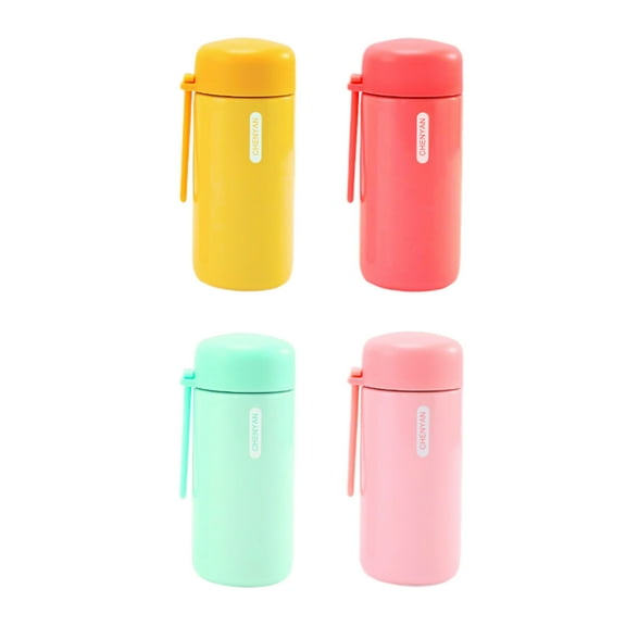 KMSS 5oz Stainless Steel Insulated Cup for Home Office Travel Water Bottles Vacuum Cups Leakproof Mini Flask with Lanyard Drinks Bottle (1Pcs)