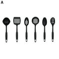 thumbnail image 1 of KMSS Cooking Utensil Set for Kitchen Dishwasher Safe BPA Free Heat-Resistant Non-stick Spatula Strainer Spoon Slotted Scoop Kit Kitchens Tool (6Pcs), 1 of 8