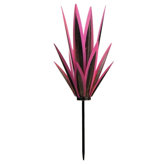 KMSS Metal Plant Garden Sculpture Rustic Metal Yard Art Outdoor Decor Metal Plant Statues Party Supplies Garden Ornament