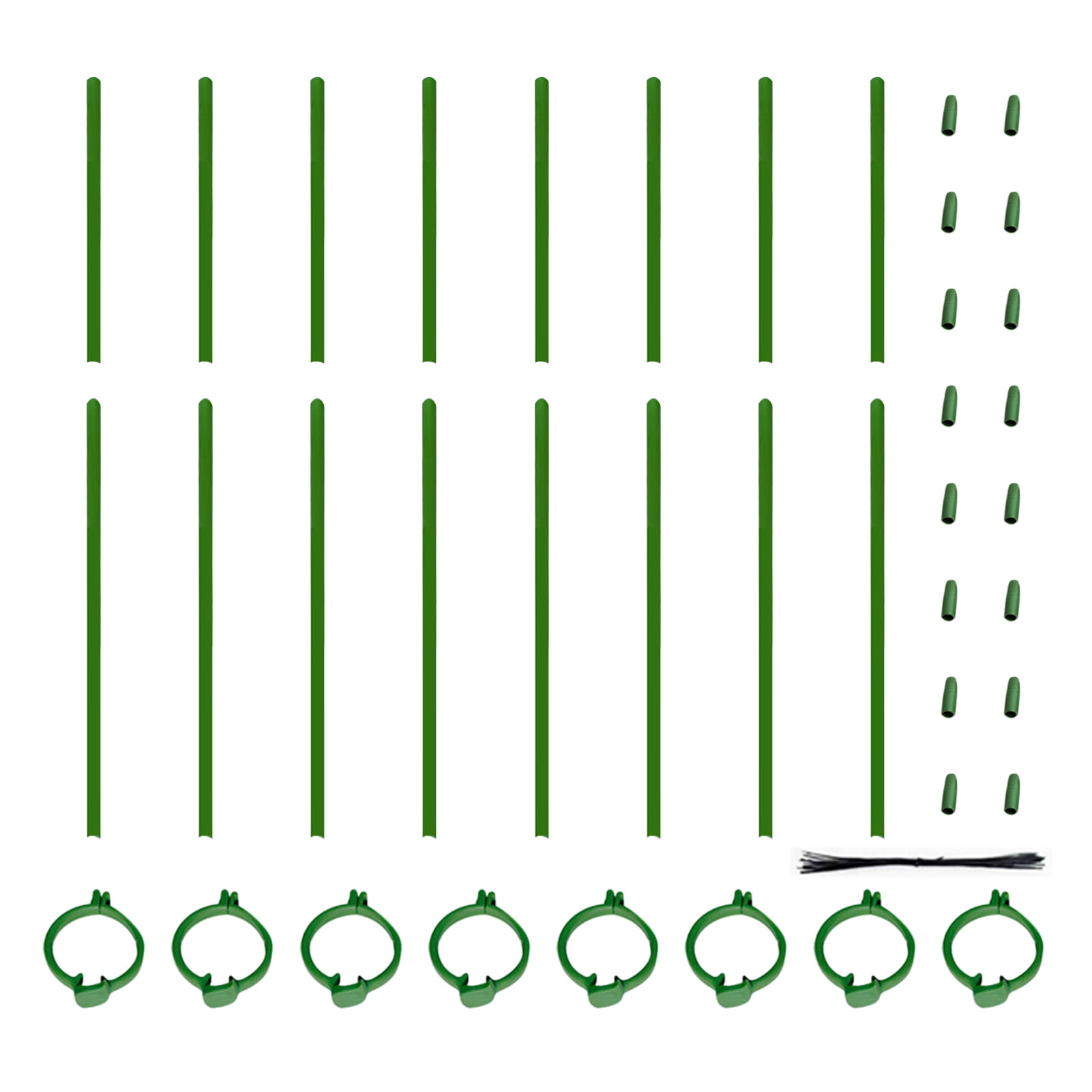 KMSS Plant Stakes for In/Outdoor Adjustable Length Garden Stakes Plant ...