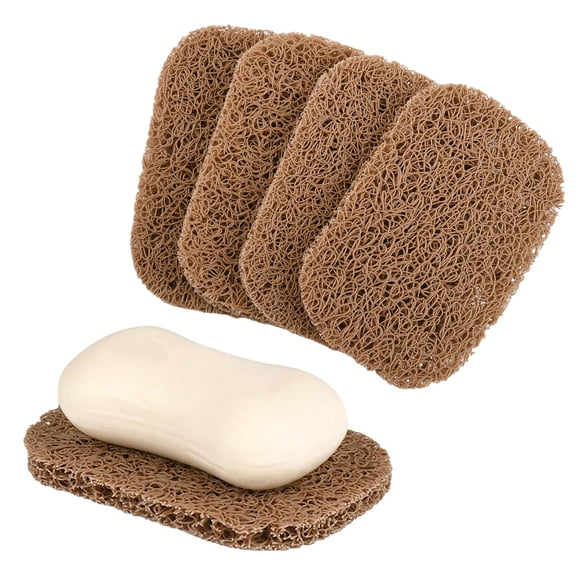 KMSS Soap Holder for Kitchen and Bathroom Soap Dish, Soap Saver for Hand Soap and Bar Soap, 10 Pack, 4.5 Inches x 3 Inches