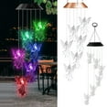 thumbnail image 1 of KMSS Solar Light Wind Chimes for Outdoor Decor for Garden Patio Yard Porch Decoraion for Mom Grandma Mothers Day Memorial Wind Chimes (1PCS), 1 of 7