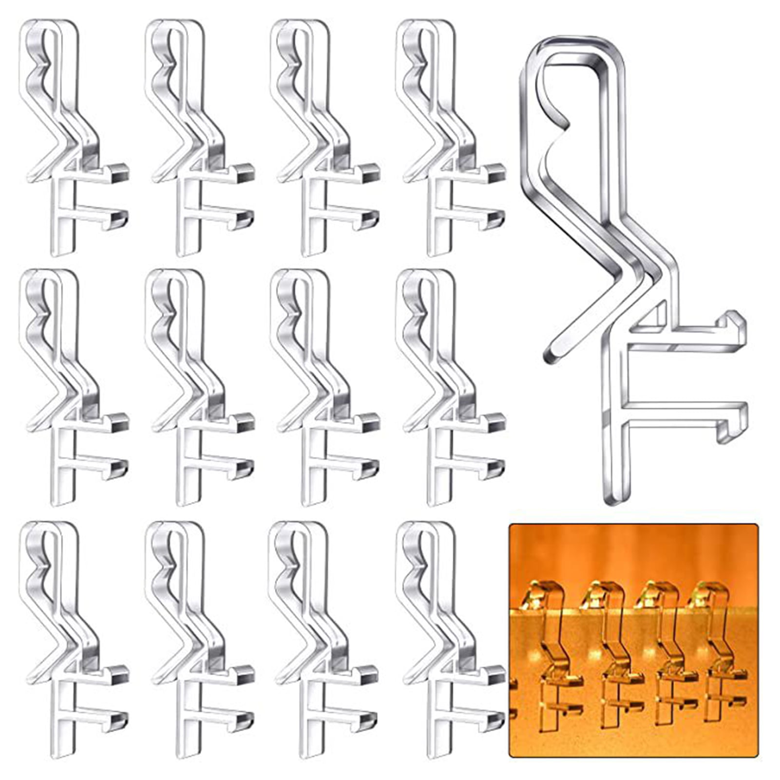 KMSS Valance Clips for Blinds 20Pcs Clear Plastic Blind Clips Easy to