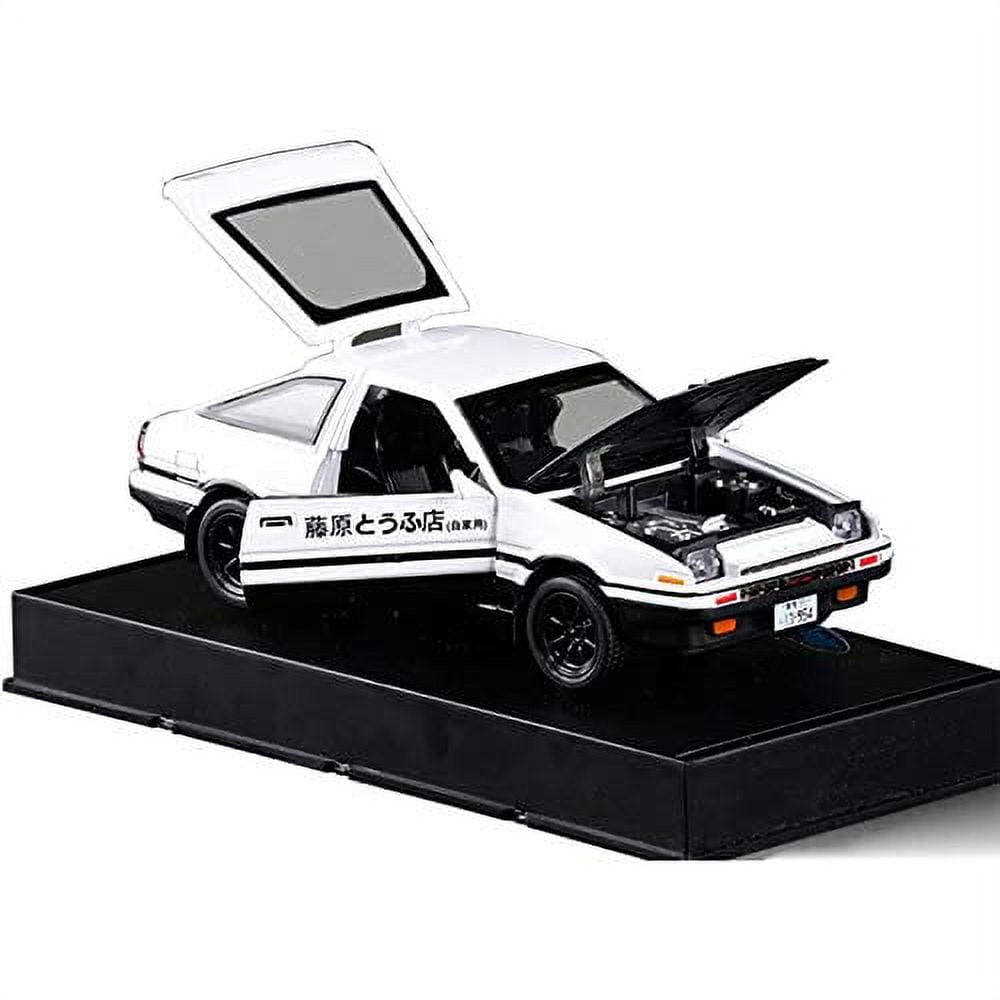  BDTCTK 1/32 AE86 Initial D Model Car, Zinc Alloy Pull Back Toy  car with Sound and Light for Kids Boy Girl Gift(Black) : Toys & Games